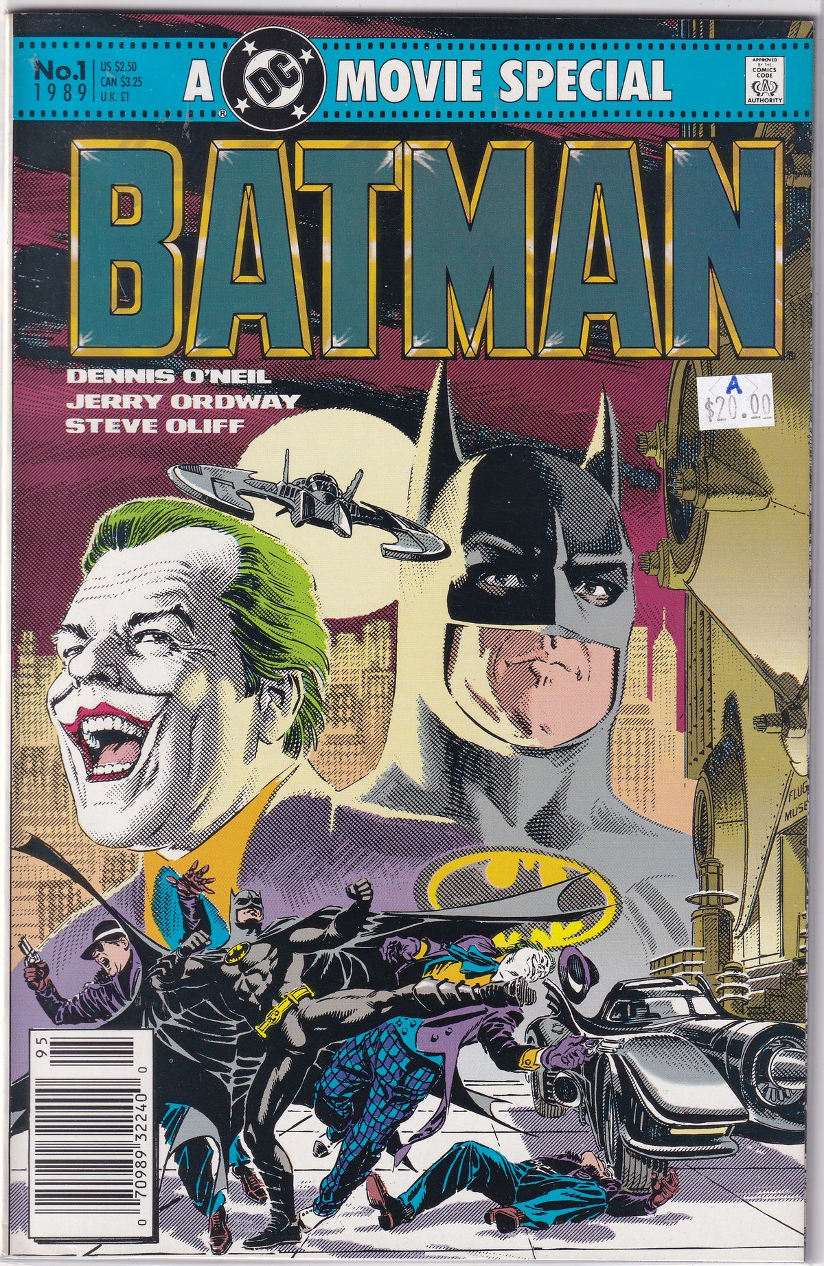 Batman The Official Comic Adaptation #1 Newsstand Edition A