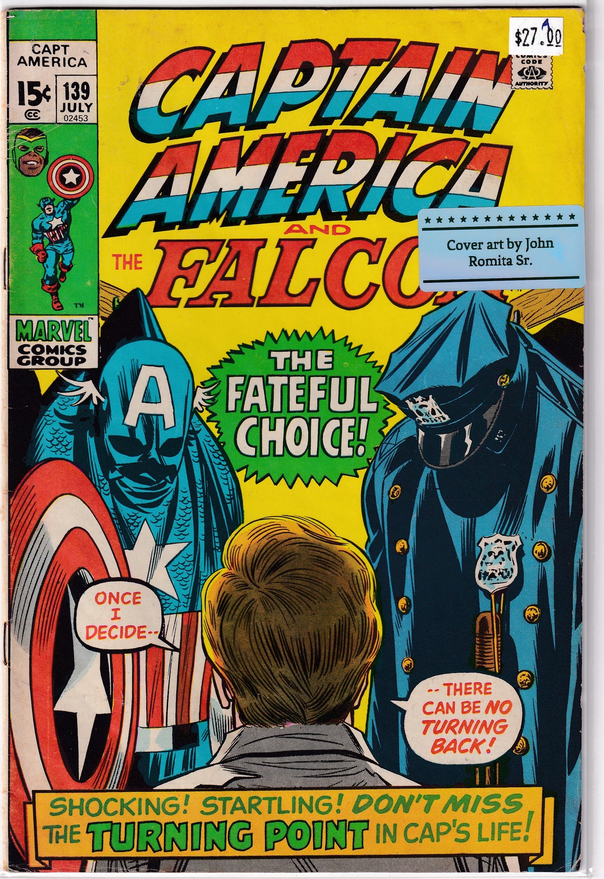 Captain Amercia #139 A