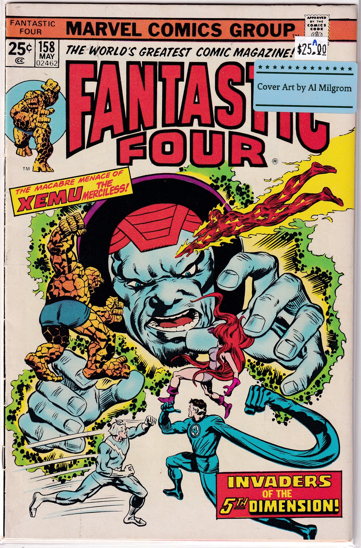 Fantastic Four #158 A