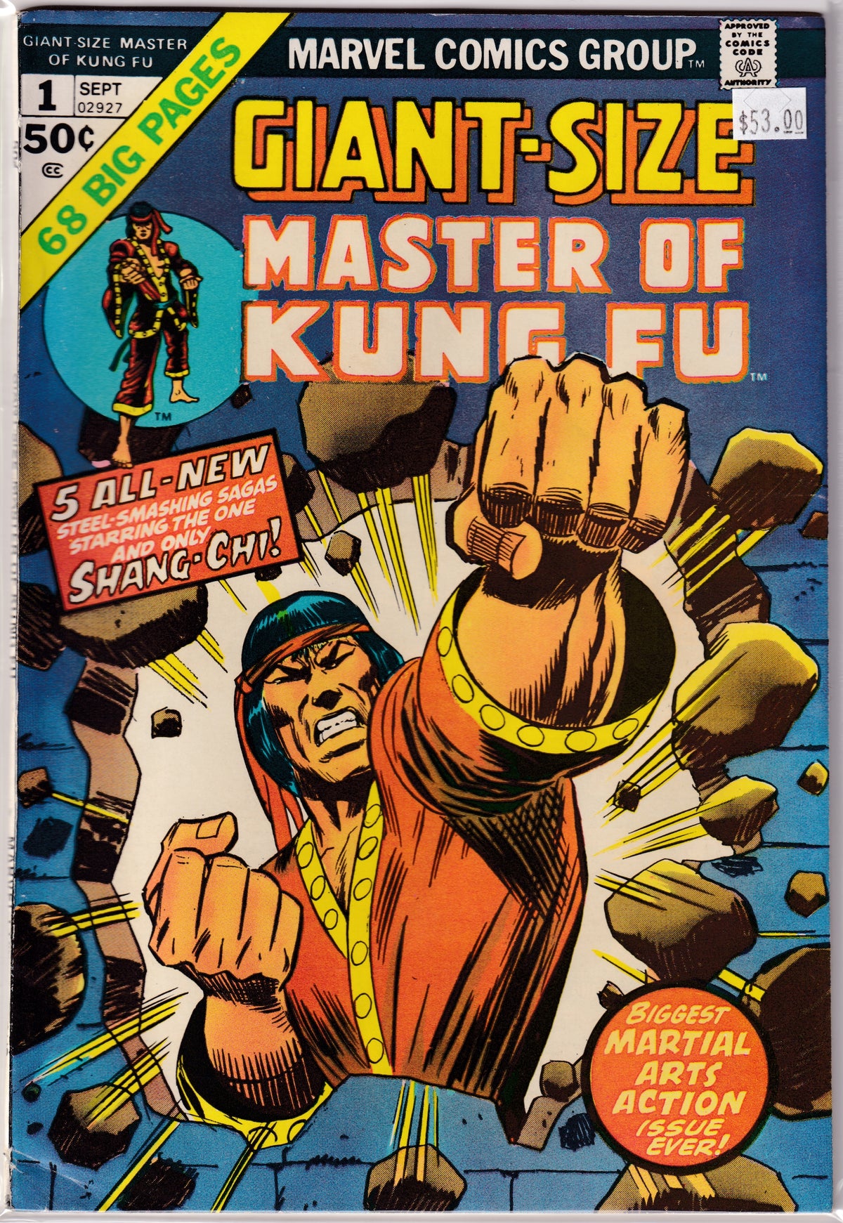 Giant-size Master Of Kung Fu #1