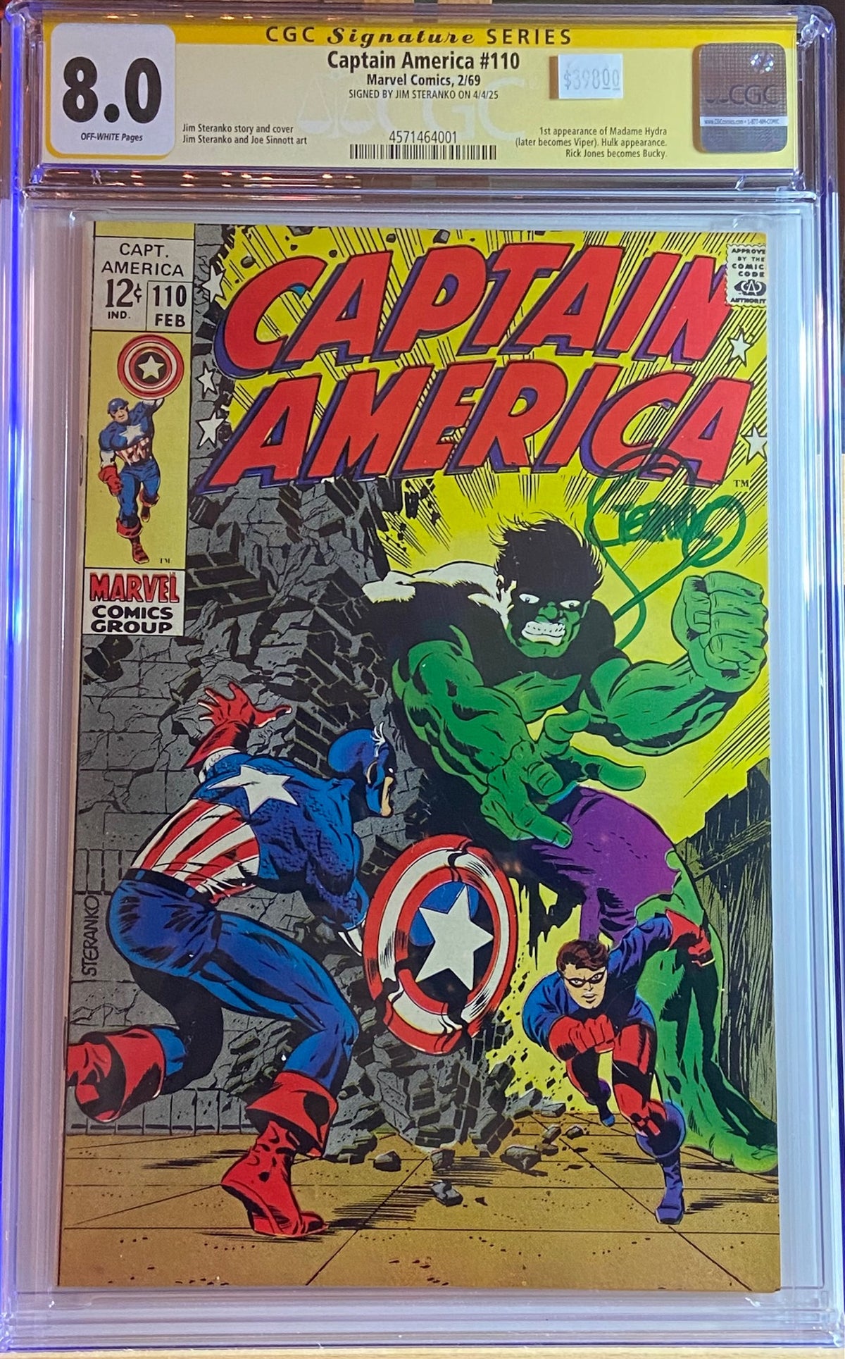 Captain America #110