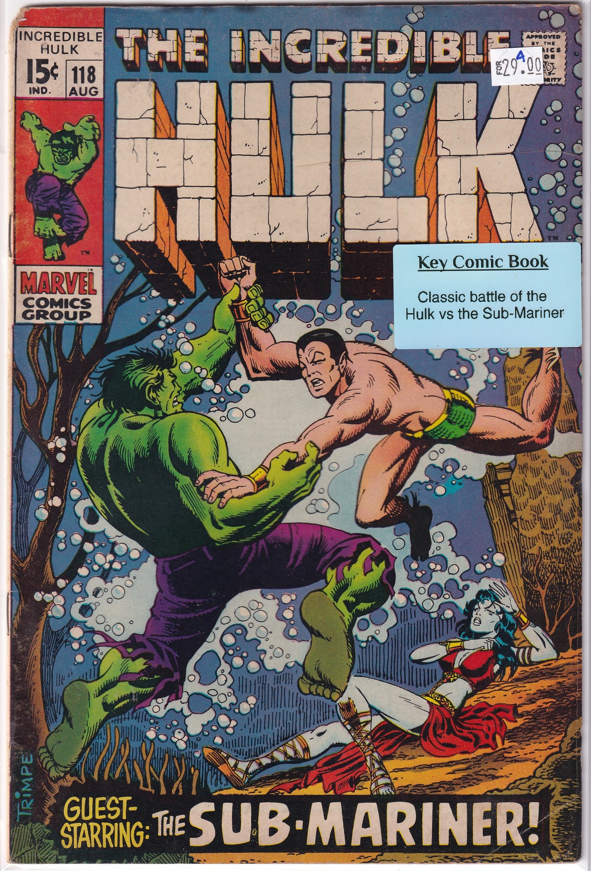 Incredible Hulk #118 A