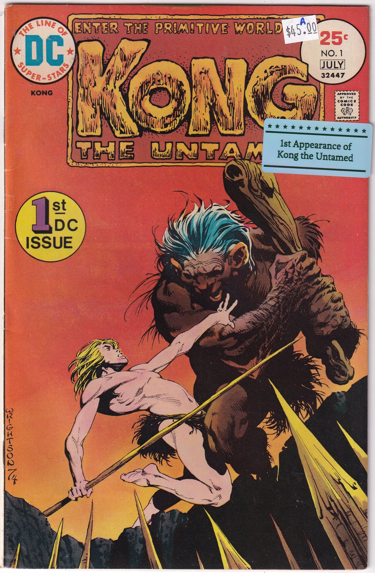 Kong The Untamed #1 A