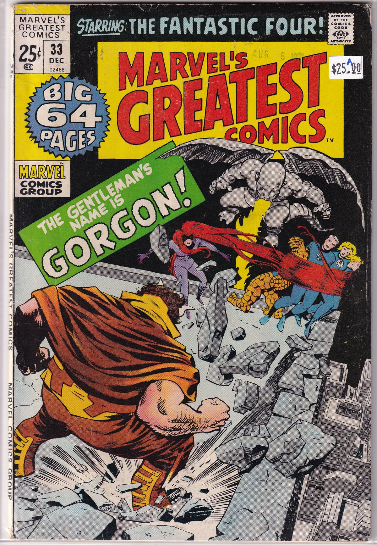 Marvel's Greatest Comics #33 A