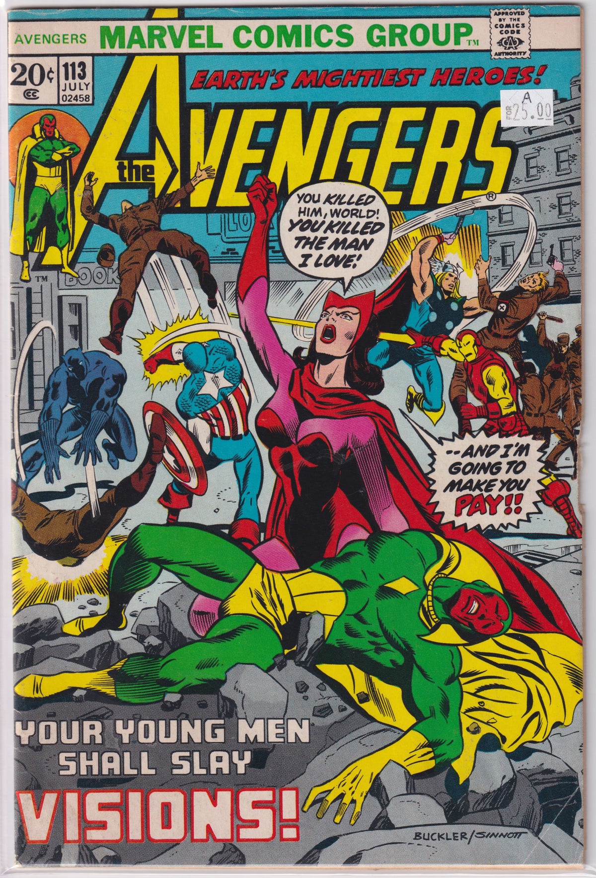 The Avengers #113 A