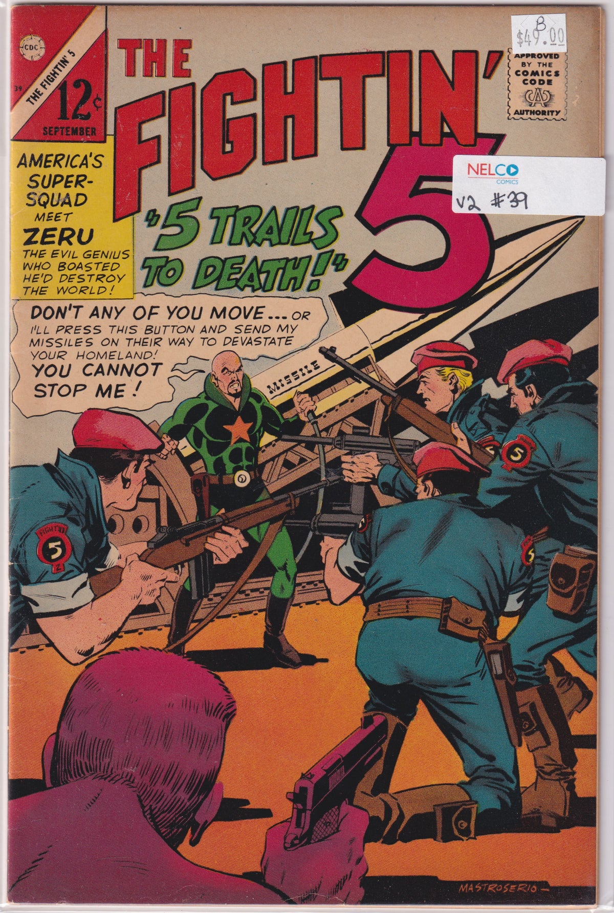 The Fightin' 5 #39 B