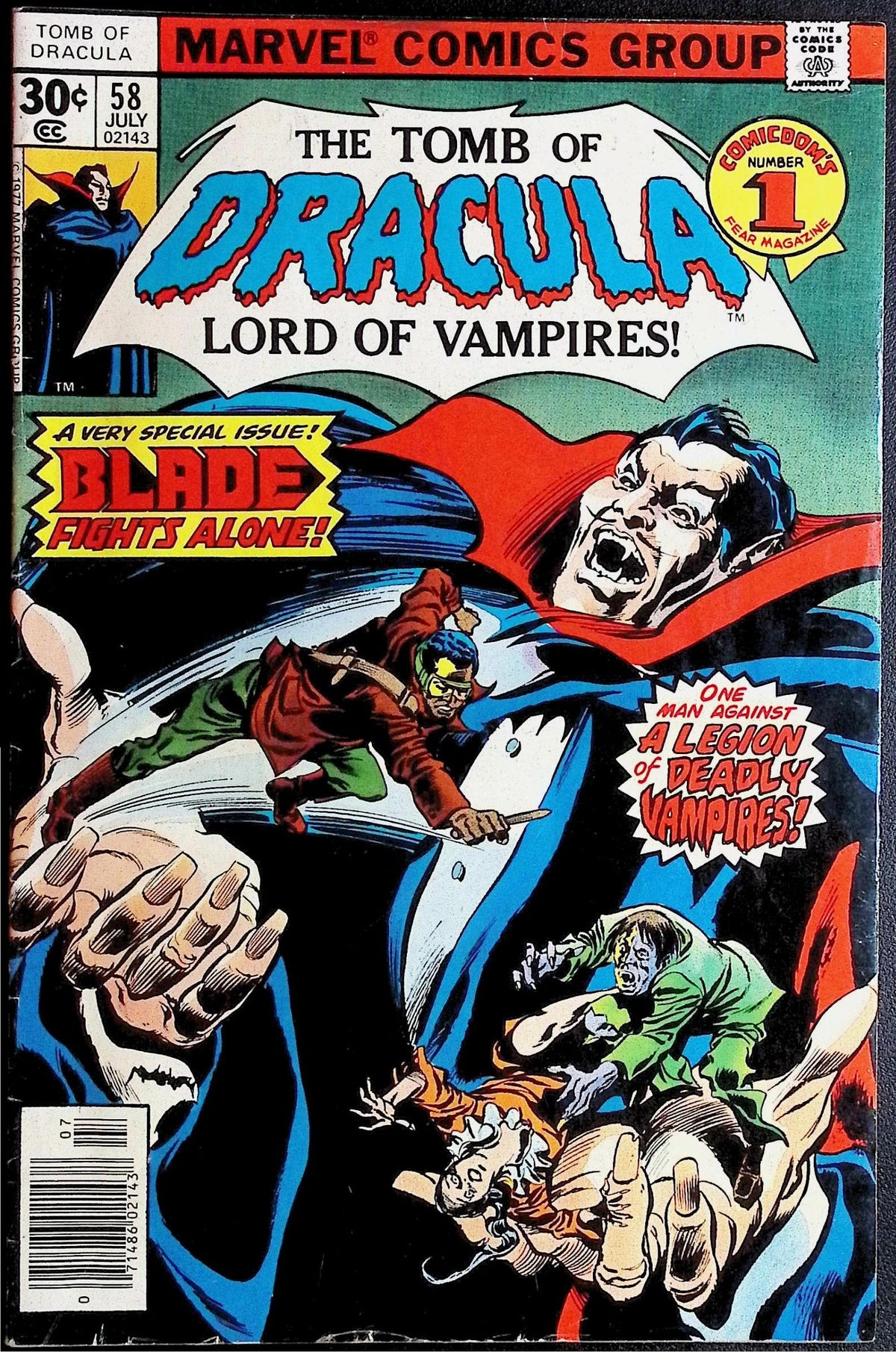Tomb of Dracula #58 A