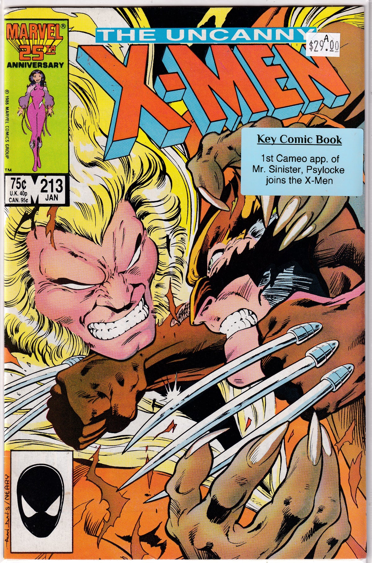 Uncanny X-Men #213 A