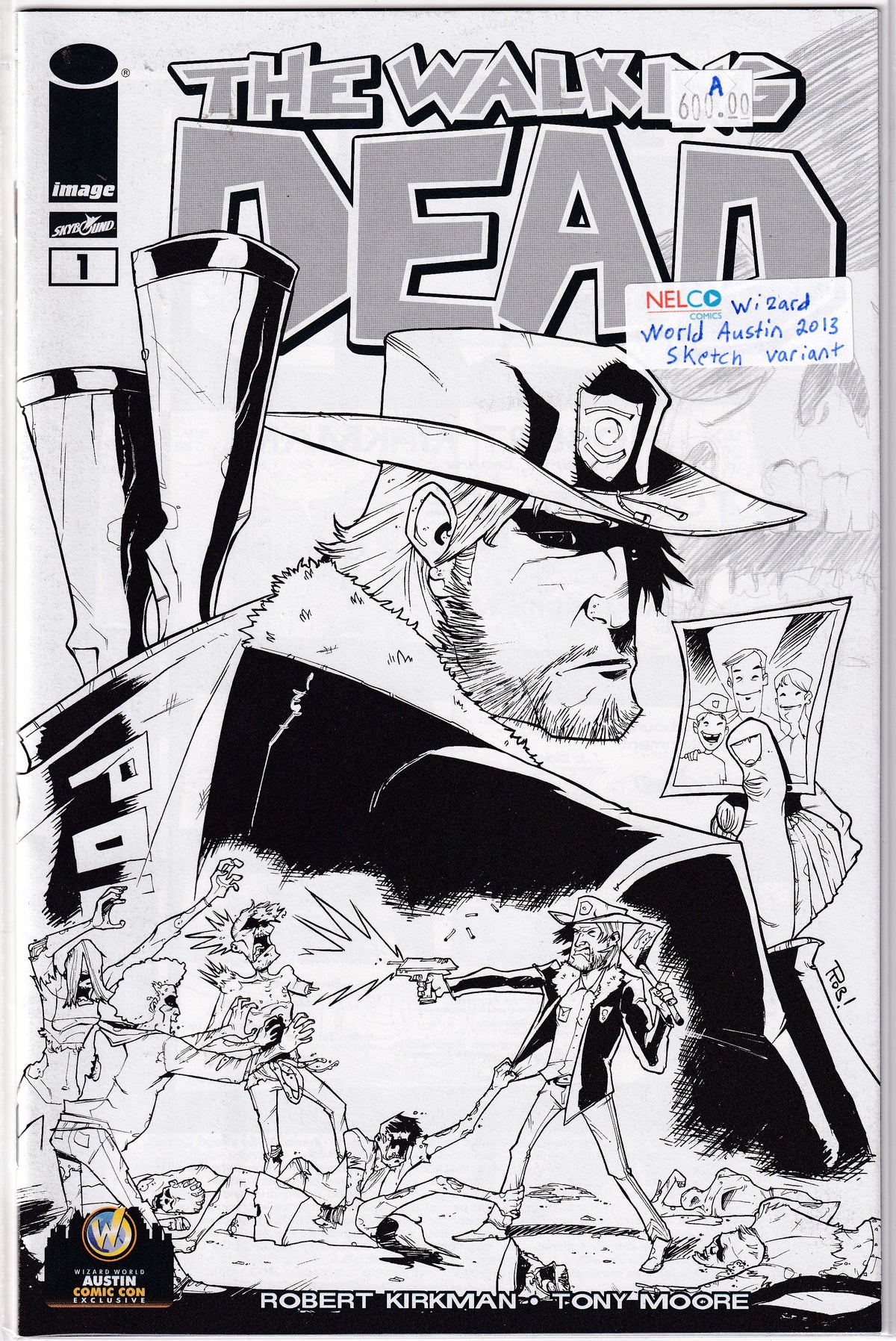 Walking Dead #1 Wizard World Austin 2013 variant A